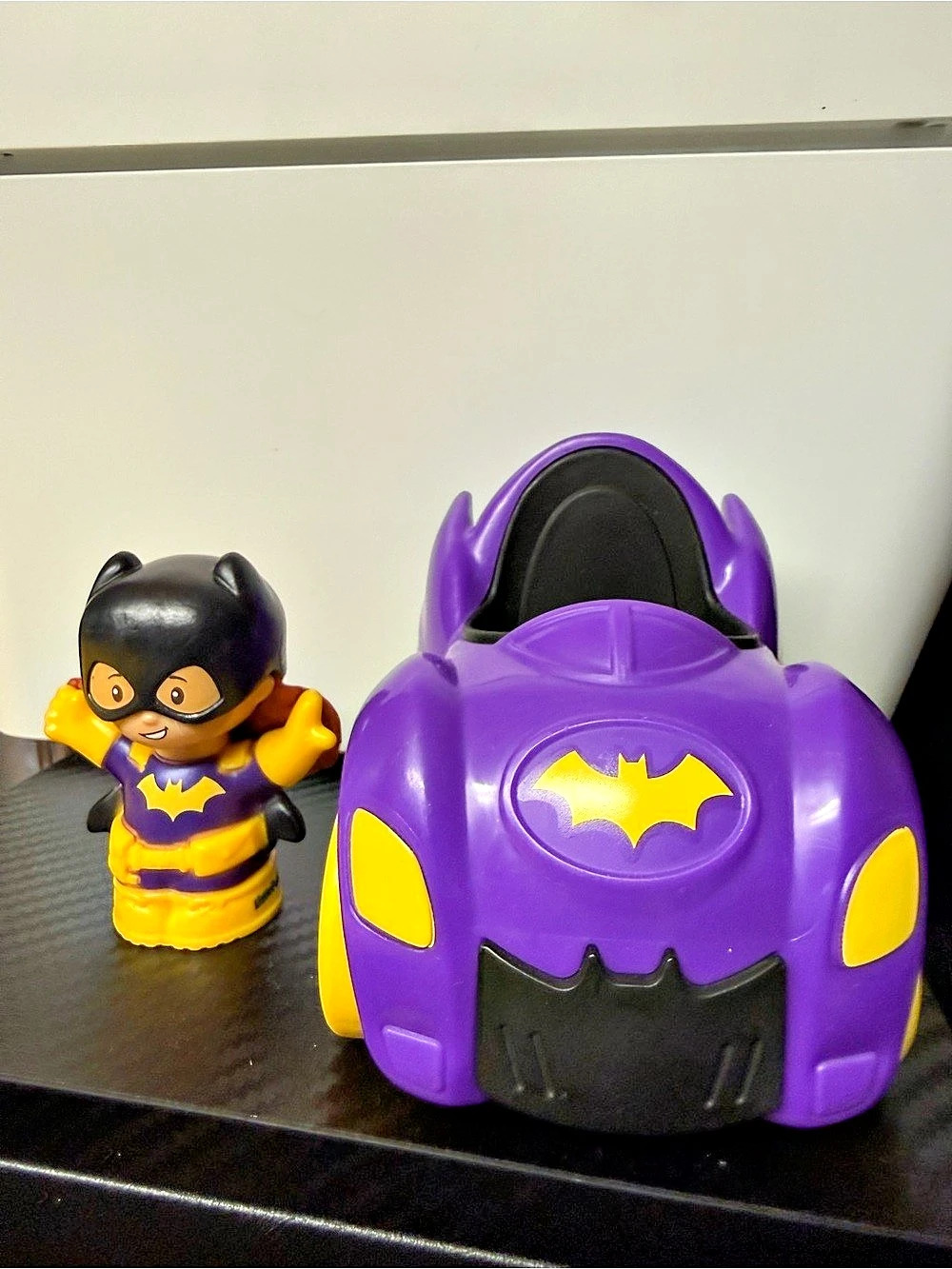 Little People Batman Batmobile Purple with Figure